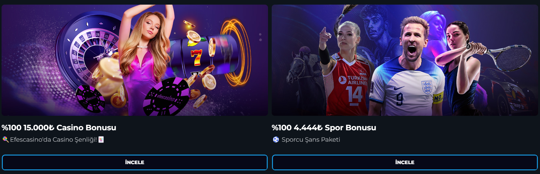 Efes Casino Güncel Bonus