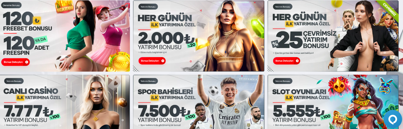 Roketbet Bonusları