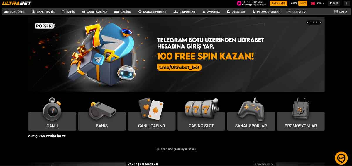 Ultrabet Genel Bakış
